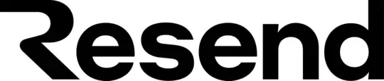 Resend logo (in-progress integration)